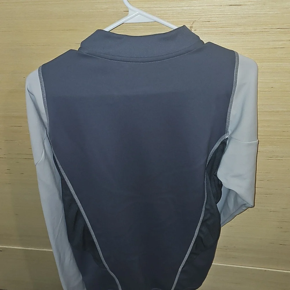 Adidas Gray Long Sleeve Pullover Charlotte Fc - Picture 4 of 4